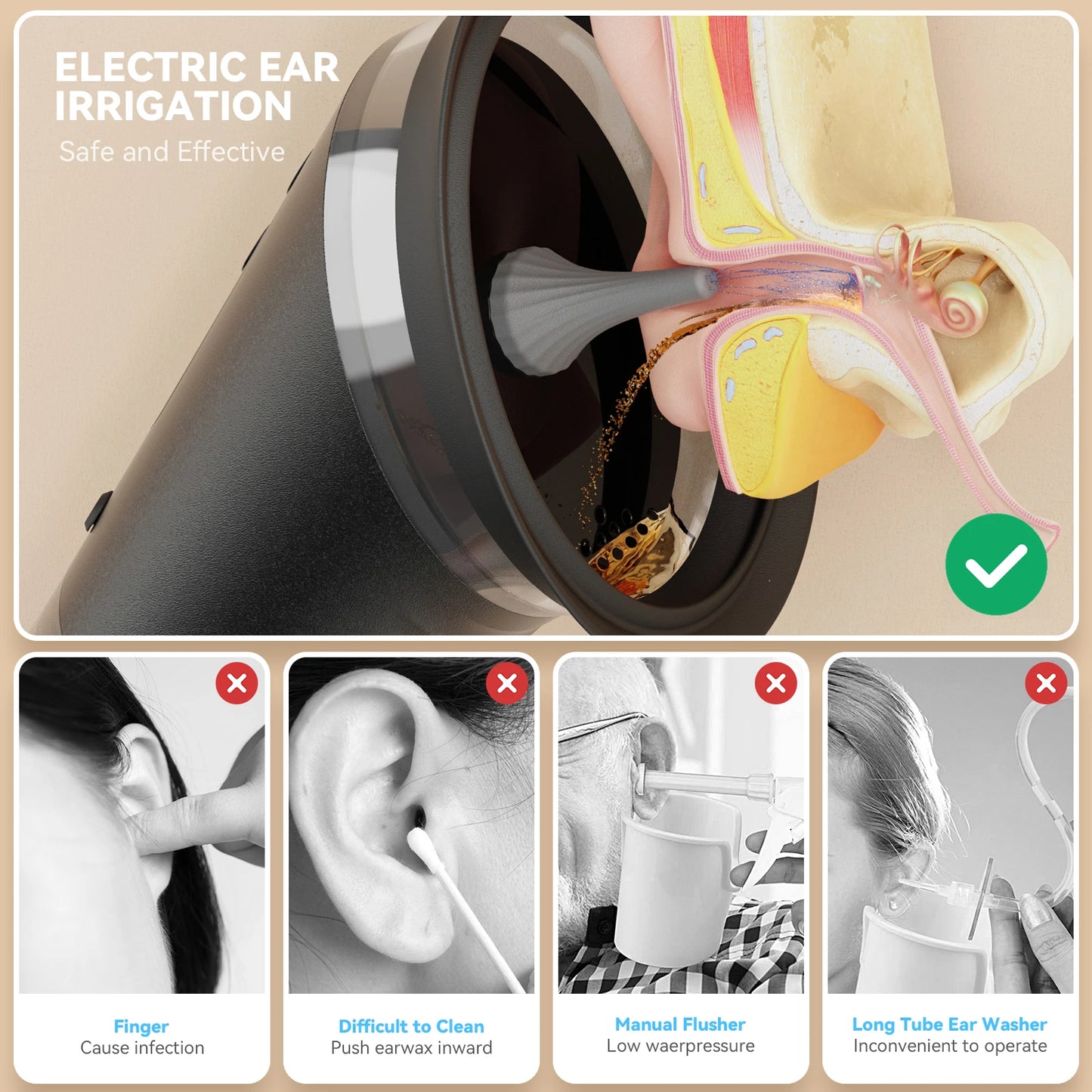 Electric Ear Wax Cleaner Kit